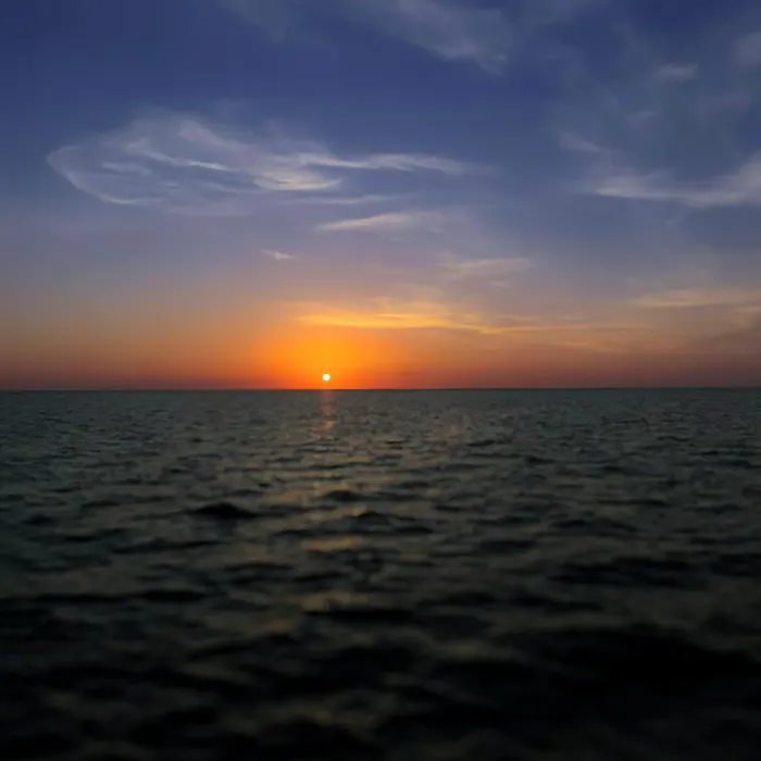 A view across the ocean